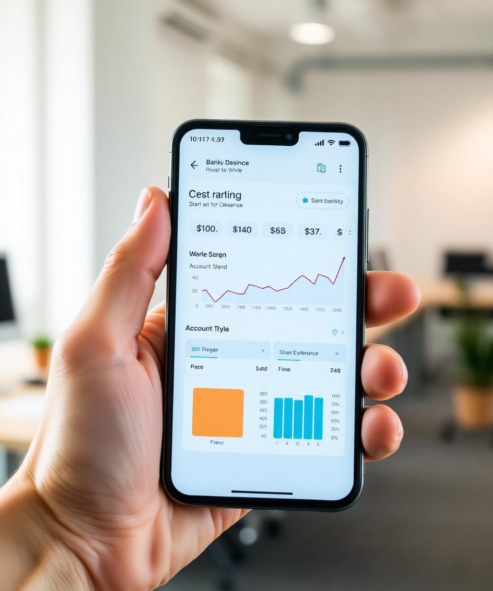 Caja Popular Central mobile app dashboard